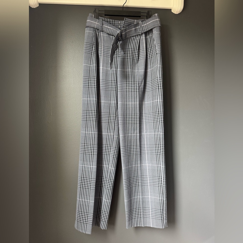 Trouser Gray Wide Leg Pants